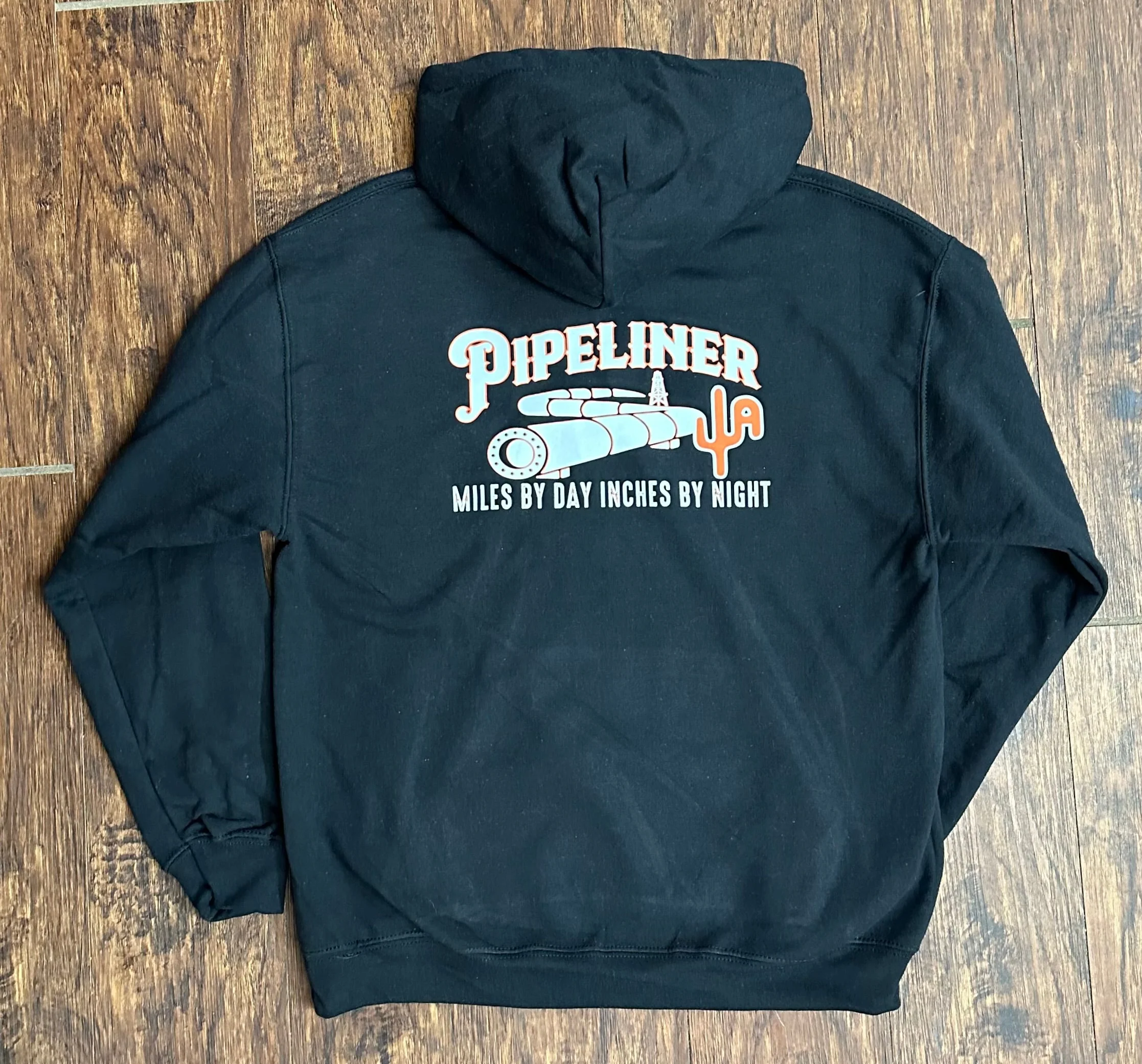 Pipeliner - Black Adult Hoodie